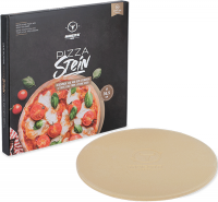 Pizzastein mit Stier - 36,5 cm