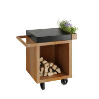 OFYR Mise en Place Table Corten 65 PRO Ceramic Dark Grey