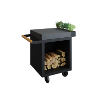 OFYR Mise en Place Table Black 65 PRO Ceramic Dark Grey