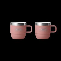 YETI Rambler 6 oz Mug 2PK Sandstone Pink 177 ml
