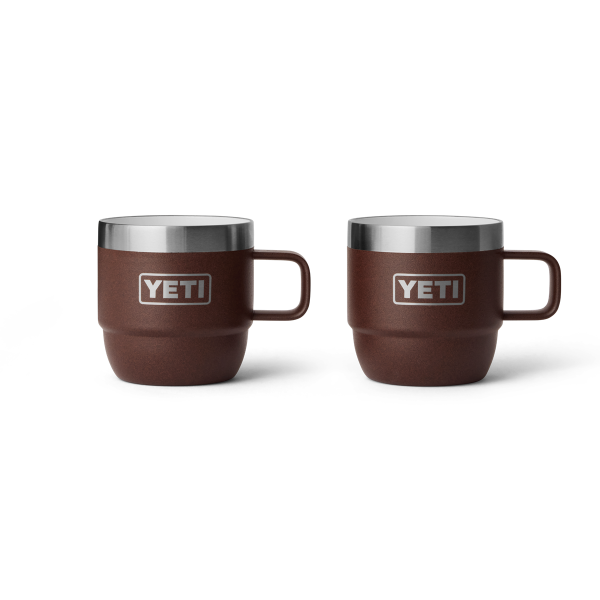 YETI Rambler 6 oz Mug 2PK Wetlands Brown 177 ml