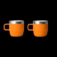 YETI Rambler 6 oz Mug 2PK King Crab Orange 177 ml