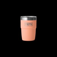 YETI Rambler 8 oz Cup MS LC Peach 326 ml