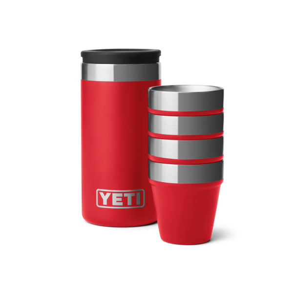 YETI YETI Shot Glasses & Case Rescue Red 50 ml