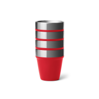YETI YETI Shot Glasses & Case Rescue Red 50 ml