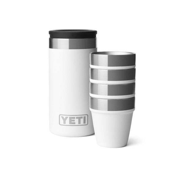 YETI YETI Shot Glasses & Case White 50 ml