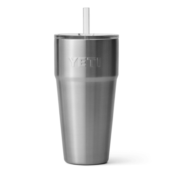 YETI Rambler®26 oz Becher mit Trinkhalm (760 ml)
