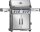 Napoleon Rogue® PRO-S 525 mit Edelstahl Rosten, Edelstahl