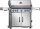 Napoleon Rogue® PRO-S 625 mit Edelstahl Rosten, Edelstahl