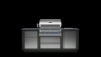 Napoleon Oasis Compact 105, mit BIG32-1 und Einbau SIZZLE ZONE™