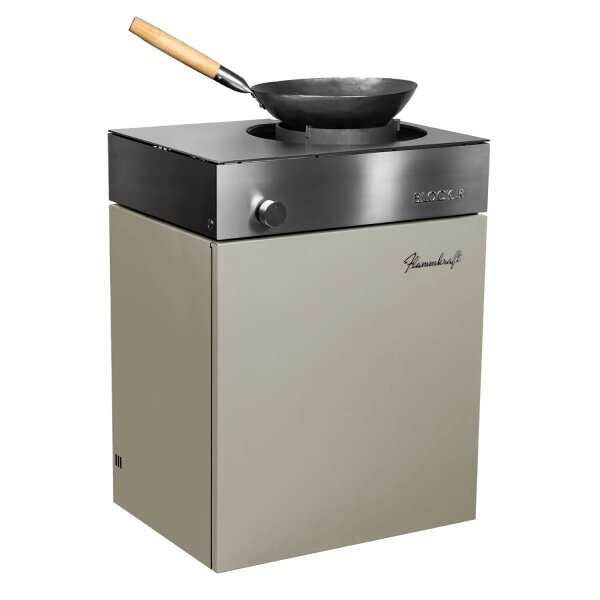 Flammkraft Block R Wokbrenner #2 Taupe