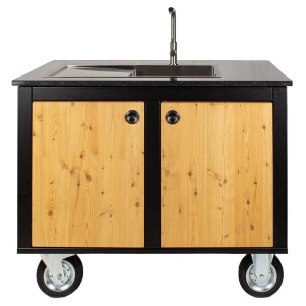 Merklinger Outdoor Modul "Toni" (2 Türen + Spülbecken - Armatur)