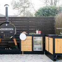 Merklinger Outdoor Modul "Maria" (Kühlschrank rechts + 3 Schubladen + 2 x Dose)