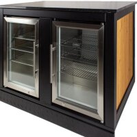 Merklinger Outdoor Modul "Maxi" (2 x Kühlschrank + 2 x Dose)