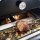 Merklinger Rotisserie 800 Basis inkl. Motor + Fleischklammer 2er Set