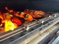 Merklinger Rotisserie Erweiterung Aufsatz + 10x Fleischspieße