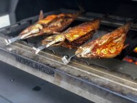 Merklinger Rotisserie Erweiterung Aufsatz + 10x Fleischspieße