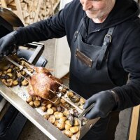 Merklinger Rotisserie Erweiterung Tropfwanne + Griffe