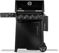 Napoleon Freestyle™ PRO 425, 4 Hauptbrenner, SIZZLE ZONE™ Seitenbrenner und Tür, Schwarz