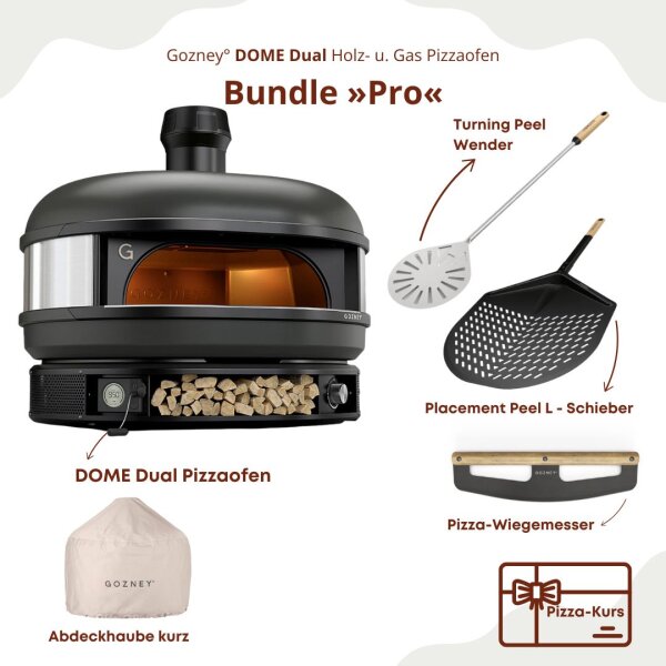 Gozney Dome Dual Fuel Off Black BUNDLE Pro