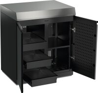 Miele Store L C Stauraummodul 80 cm mit 3 Schubladen