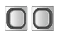 Miele FlexTop2-Bowls - GN-Schalen mittel 2 Stück