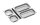 Miele OrgManager - GN Edelstahlschalen Set 4tlg flach