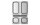 Miele OrgManager - GN Edelstahlschalen Set 4tlg flach