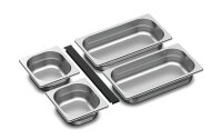 Miele PrepManager - GN Edelstahlschalen Set 4tlg tief