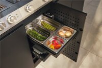Miele PrepManager - GN Edelstahlschalen Set 4tlg tief