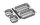 Miele PrepManager - GN Edelstahlschalen Set 4tlg tief