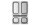 Miele PrepManager - GN Edelstahlschalen Set 4tlg tief