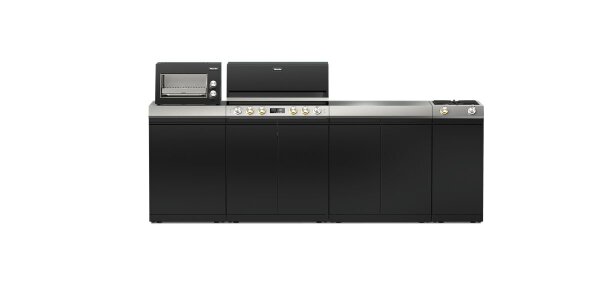 Miele Dream4 Advance D - Grill, Oberhitzegrill, Kochfeld und Stauraum-Modulen.