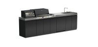 Miele Dream5 Master D - Grill, Oberhitzegrill, Kochfeld, Kühlschrank, Spüle und Stauraum-Modul.