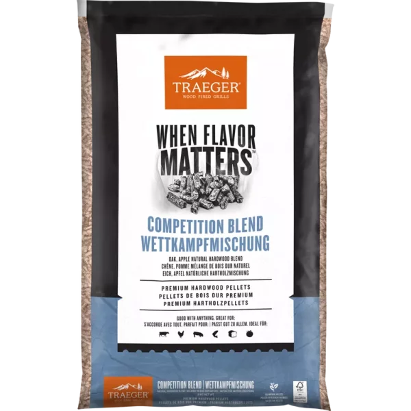 TRAEGER Hartholz Pellets COMPETITION BLEND, 9kg, FSC