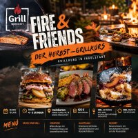 Fire & Friends – Der Herbst-Grillkurs Fr. 20.11.2026